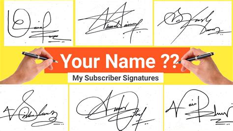 How to write a signature. Sep 5, 2020 ... Write your signature on a sheet of paper and scan it (or use a graphic tablet). The result is a graphics file. I suggest you process it with ... 