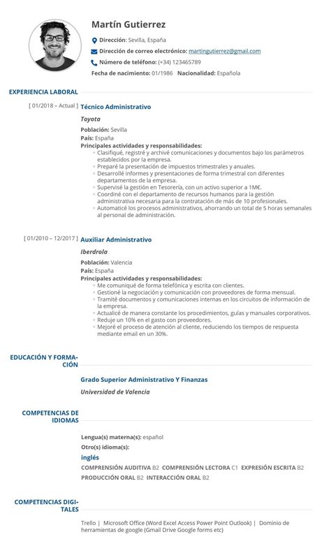 How to write a spanish resume