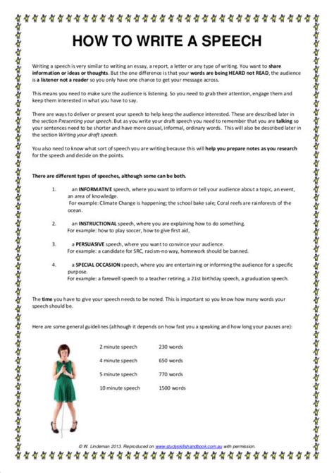 How to write a speech format.  Find out the basics of speech format, example...