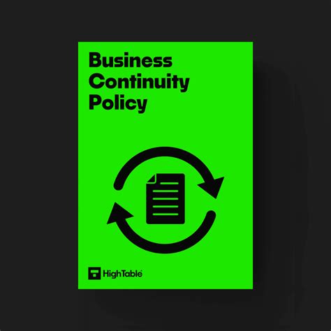 How to write an ISO business continuity policy IT