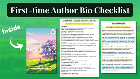 How to write an author biography for your first book
