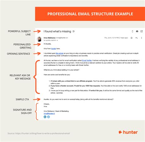 How to write an email to a company.  Tips include structuring your message, using a...