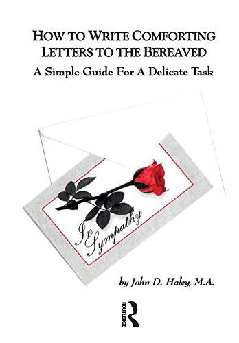 How to write comforting letters to the bereaved a simple guide for a delicate task. - Handbook of brewing second edition torrent.