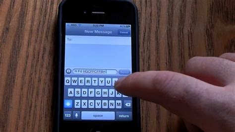 How to write in all capital letters on iphone without having to keep
