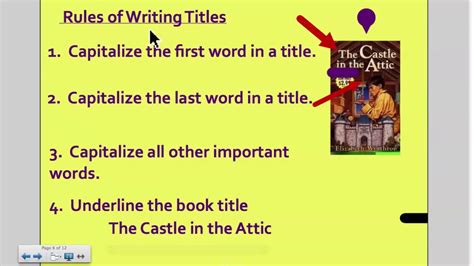 How to write novel titles. Write the word “In” and the initials and last name (not inverted) of each editor. Use “(Ed.)” for one editor or “(Eds.)” for multiple editors. End with a comma. Provide the title of the book in which the chapter appears. Capitalize only the first letter of the first word. For a two-part title, capitalize the first word of the second ... 