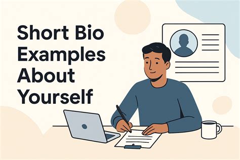 How to write short bio about myself