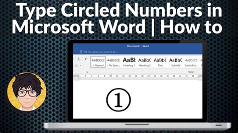 How type Circled Numbers in Word YouTube