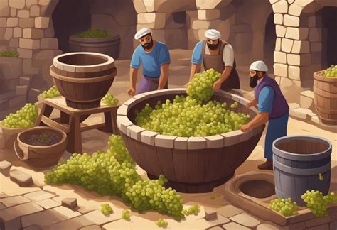 How was wine made in ancient times