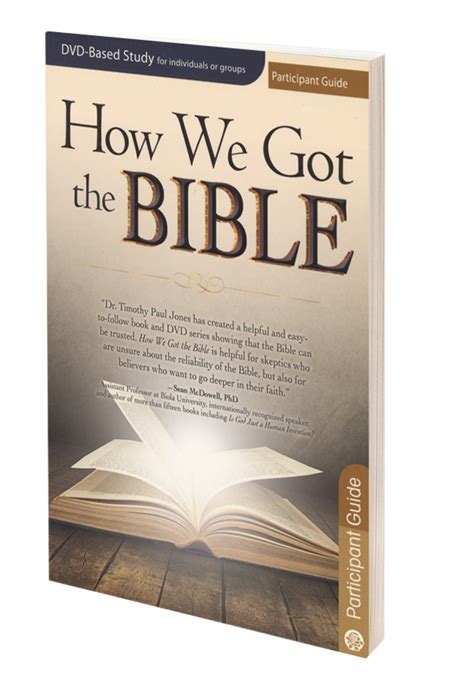 How we got the bible participant guide. - Icaew study manual audit and assurance.
