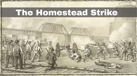 Jan 25, 2023 · The 1894 Pullman Strike, where the Pullman Palace Car Company used a lockout against its workers in an effort to break the strike, which ultimately led to a nationwide railroad strike. The 1892 Homestead Strike, where the Amalgamated Association of Iron and Steel Workers went on strike against the Carnegie Steel Company, resulting in the ... . 