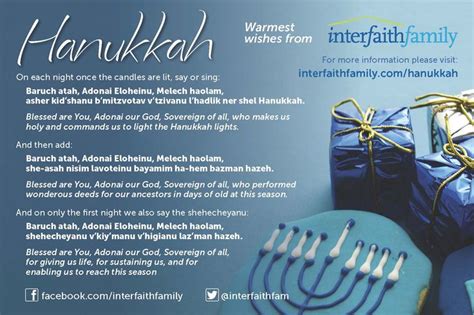 How you do...Hanukkah Blessings while lighting the menorah