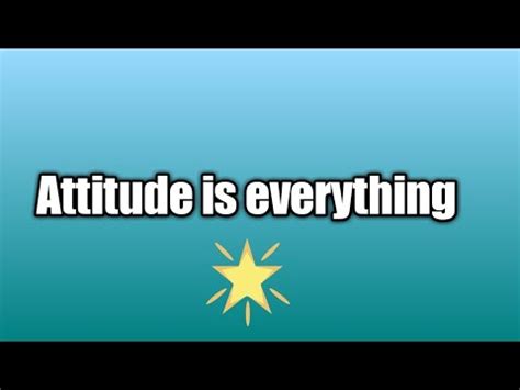 How your attitude affects your life - YouTube