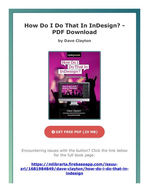 Download How Do I Do That In Indesign By Dave Clayton