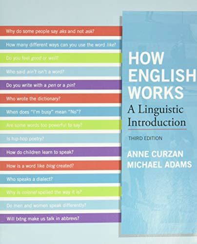 Read How English Works A Linguistic Introduction By Anne Curzan