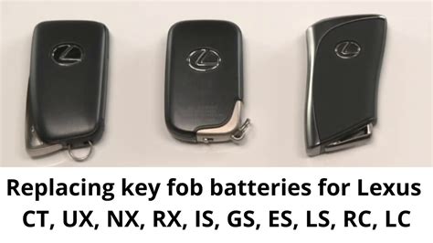 How-To Replace Smart Access Key Battery Lexus