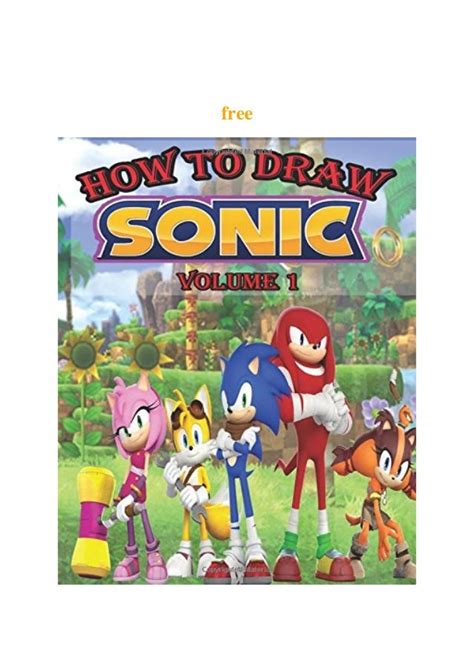Download How To Draw Sonic Volume 1 How To Draw Sonic  The Gang How To Draw Sonic The Hedgehog By Magical Creative