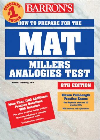Read Online How To Prepare For The Mat Miller Alalogies Test By Robert J Sternberg