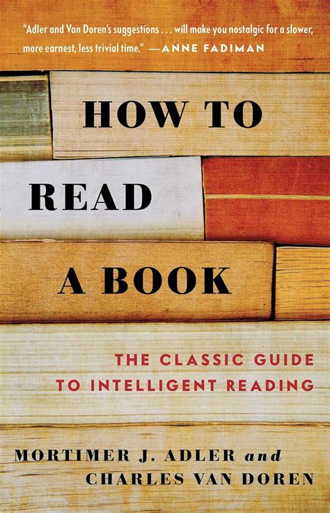 Download How To Read A Book A Touchstone Book By Charles Van Doren