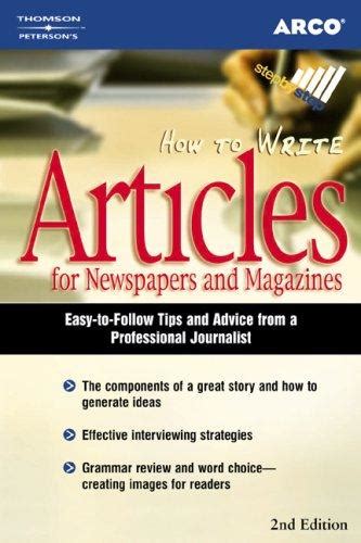Download How To Write Articles For Newspapers And Magazines By Dawn B Sova