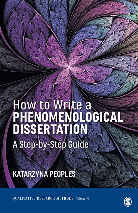 Read How To Write A Phenomenological Dissertation A Stepbystep Guide By Katarzyna Peoples
