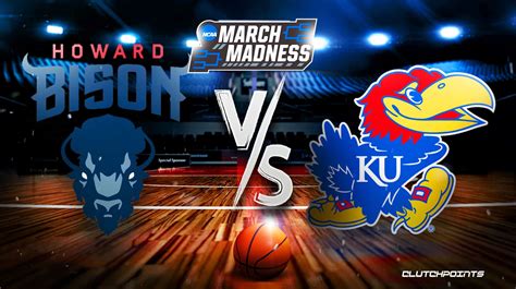 Howard and kansas game. Kansas is a 21.5-point favorite, according to Tipico Sportsbook. It is -4000 on the moneyline in the game. Howard is +1000. The over/under for the game is set at 145.5 points. Howard went 22-12 in ... 