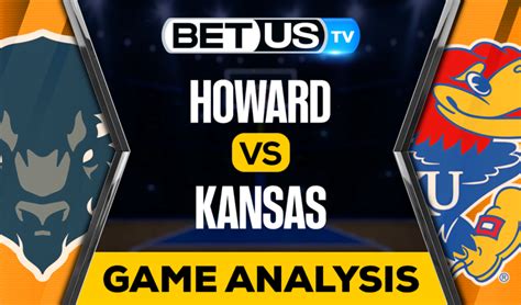 The Kansas Jayhawks will play the Howard Bison in the first round 