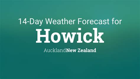 Howick Hill Local Weather Forecast Elders Weather