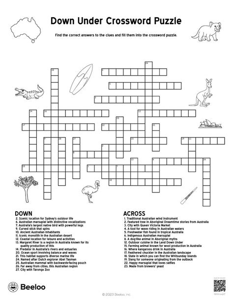 Howler down under crossword clue. The Crossword Solver found 30 answers to "anteater from down under chained up roughly (7)", 7 letters crossword clue. The Crossword Solver finds answers to classic crosswords and cryptic crossword puzzles. Enter the length or pattern for better results. Click the answer to find similar crossword clues . Enter a Crossword Clue. 