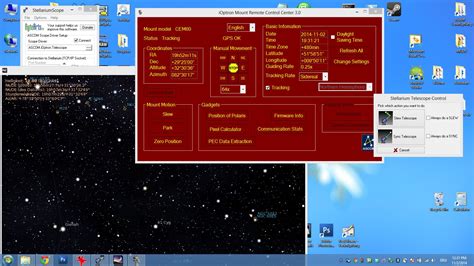 Howto slew the iOptron CEM60 via Stellarium - Cloudy Nights