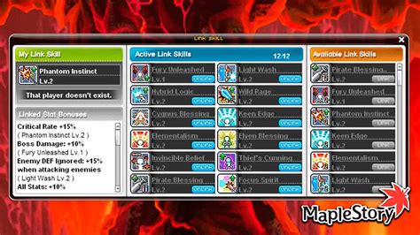 Here's our guide on MapleStory link skills list ranked from best to worst that will help you chose the top one. ... Hoyoung. Level 1. Enemy DEF Ignored: +5%. Damage +9% against opponents with 100% HP. Level 2. Enemy DEF Ignored: +10%. Damage +14% against opponents with 100% HP. 25. Kinesis.. 