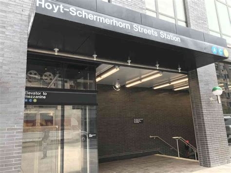 During the altercation, the train arrived at the Hoyt-Scherme