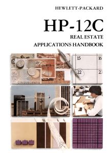 Hp 12c real estate applications handbook. - Company law textbook old bailey press textbooks s.