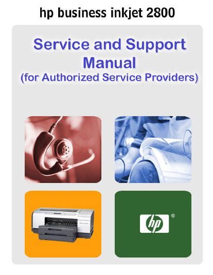 Hp Business Inkjet 2800 Printer Service Manual