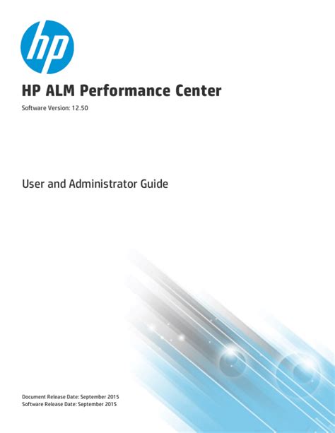 Hp alm performance center admin guide. - Above ground pool hose set up guide.