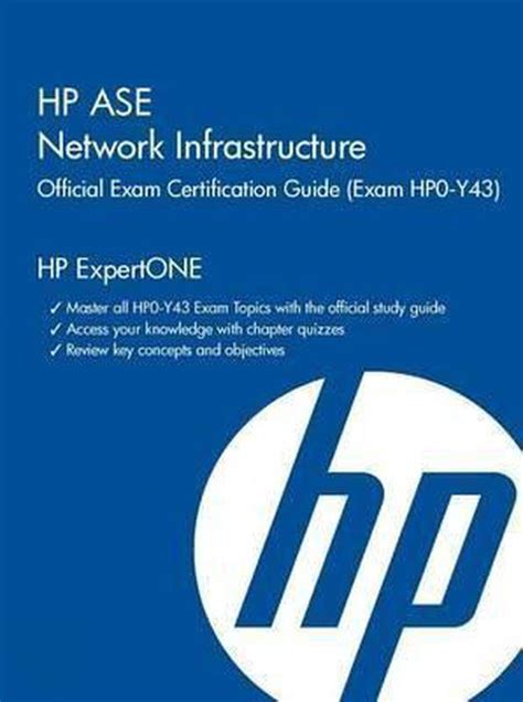 Hp ase network infrastructure official exam certification guide exam hp0. - El poder de los valores en las organizaciones.
