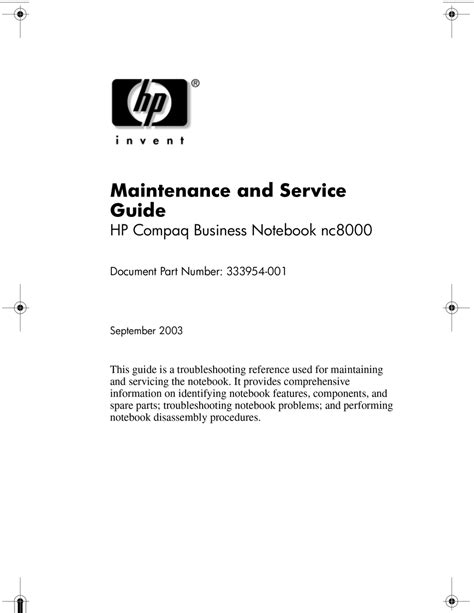 Hp compaq nc8000 maintenance service guide. - Engine manual for john deere 450 engine.