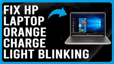 Hp laptop blinking orange light won t turn on. .  This process is also known as 'flashing the...