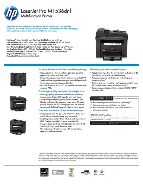 Hp laserjet 1536dnf mfp scanning instruction manual