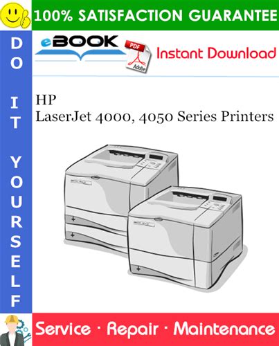 Hp laserjet 4000 4050 printer service repair manual. - Service manuals for ideal triumph paper cutters.
