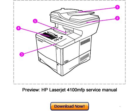 Hp laserjet 4100 mfp 4101 mfp service manual. - Link belt speeder parts manual lb p ls 51.