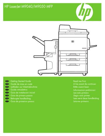 Hp laserjet m9050 mfp user guide. - Miller syncrowave 300 500 ac dc schweißstromquellen service teile handbuch.