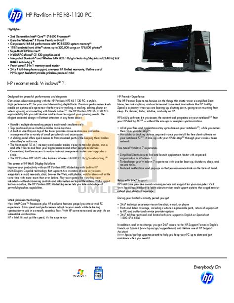 Hp pavilion hpe h8xt user manual. - Lg manual de lp1311bxr aire acondicionado portatil.