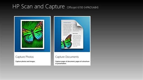Hp scan and capture.  When you open HP Scan and Capture, does it show any sc...