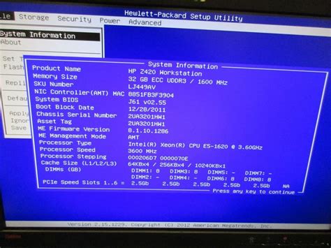 Hp z420 bios update usb. .  ...