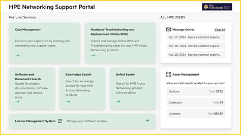 Hpe aruba support.  Bring performance and reliability to your network with th...
