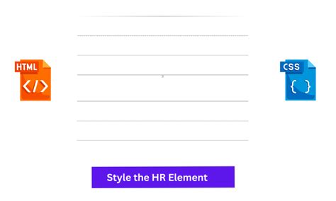 Hr style html.  Its value is CSS that defines the appearance of the hr element.  Il ...