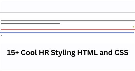 Hr style html.  a shift of topic).  Well organized and easy to understand We...