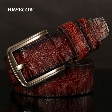 Hreecow Designer Belts Men High Quality Male Belt Genuine …