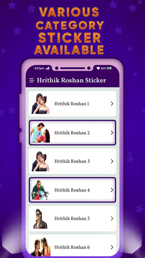 Hrithik Roshan Stickers APK Download for Android 