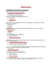 Hrm Multiple Choice Question Answers
